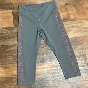 Gray Capri leggings- Anthropologie